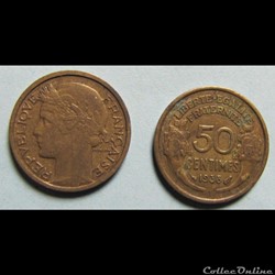 50 centimes MORLON 1938
