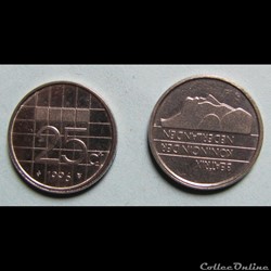 25 centimes Béatrix 1996