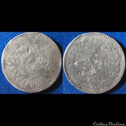 10 centimes Ecusson 1850 BB