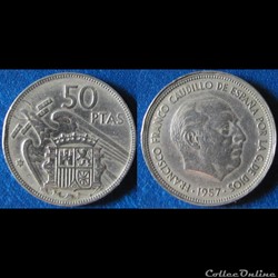 50 pesetas Franco 1957 (59)