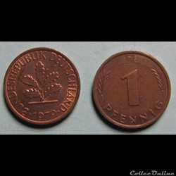 1 pfennig 1979