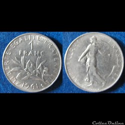 1 franc Semeuse 1961