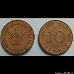 10 pfennig 1969