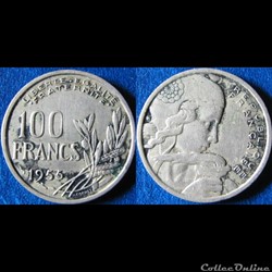 100 francs Cochet 1955