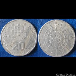 20 escudos 1988