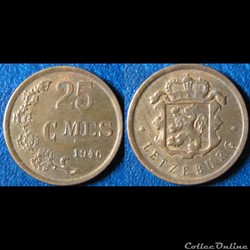 25 centimes (cuivre-étain) 1946