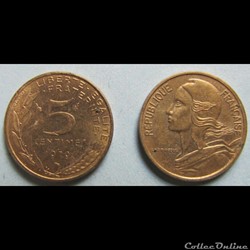 5 centimes MARIANNE 1979