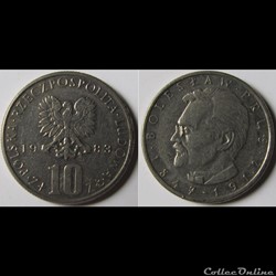 10 zlotych Boleslaw 1983