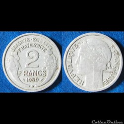 2 francs Morlon 1950 B