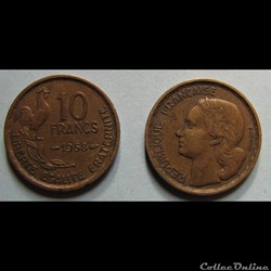 10 francs GUIRAUD 1958
