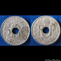 5 centimes Lindauer 1932