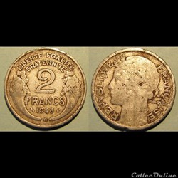 2 francs MORLON 1948B