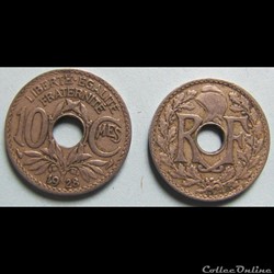 10 centimes LINDAUER 1928