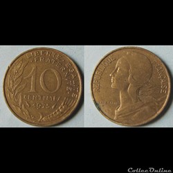 10 centimes MARIANNE 1975