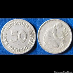 50 pfennig 1949