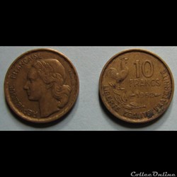 10 francs GUIRAUD 1952