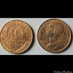 10 centimes MARIANNE 1998