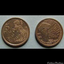5 pesetas Iles Baléares 1997