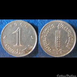 1 centime Epi 1966