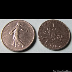 1 franc SEMEUSE 1965