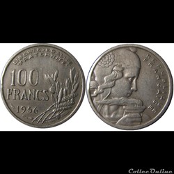 100 francs Cochet 1956 B