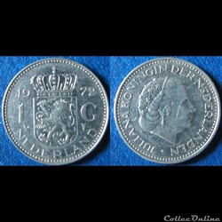 1 gulden Juliana 1972