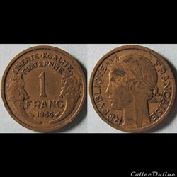 1 franc Morlon 1936