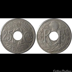 25 centimes Lindauer 1926
