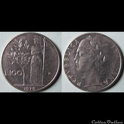 100 lires (grand module) 1978