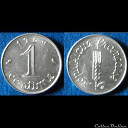 1 centime Epi 1969