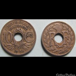 10 centimes LINDAUER 1925