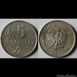 5 groszy 1962