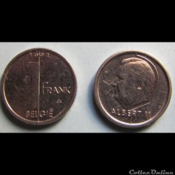 1 franc ALBERT II (nr) 1994