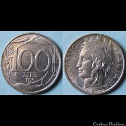 100 lires 1996