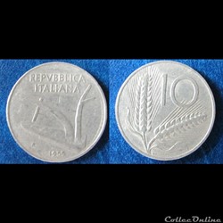 10 lires 1955