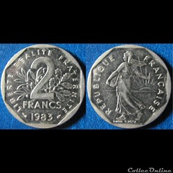 2 francs Semeuse 1983
