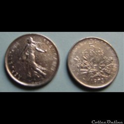 5 francs SEMEUSE 1973
