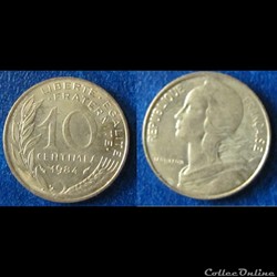 10 centimes MARIANNE 1984