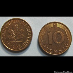 10 pfennig 1993