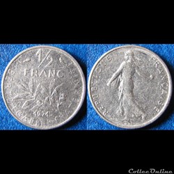 1/2 franc Semeuse 1971