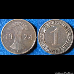 1 retenpfennig 1924 A