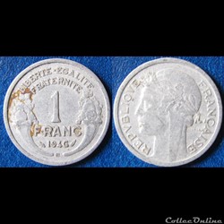 1 franc Morlon 1946B