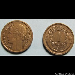 1 franc MORLON 1938