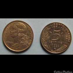 5 centimes MARIANNE 1992