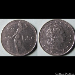 50 lires (grand module) 1971