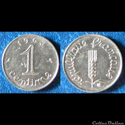 1 centime Epi 1963