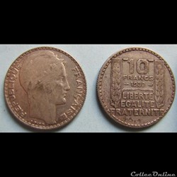 10 francs Turin 1930