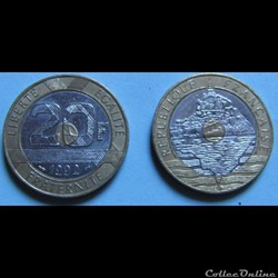 20 francs MONT SAINT-MICHEL 1992