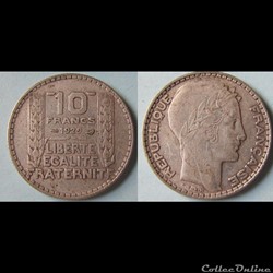 10 francs Turin 1929