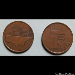 5 centimes Béatrix 1984